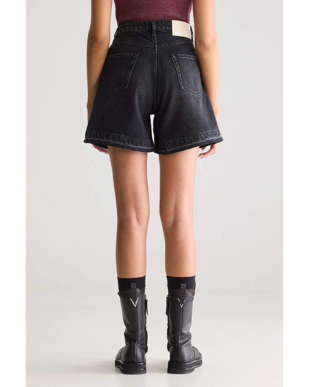 Pactol Wide Denim Shorts