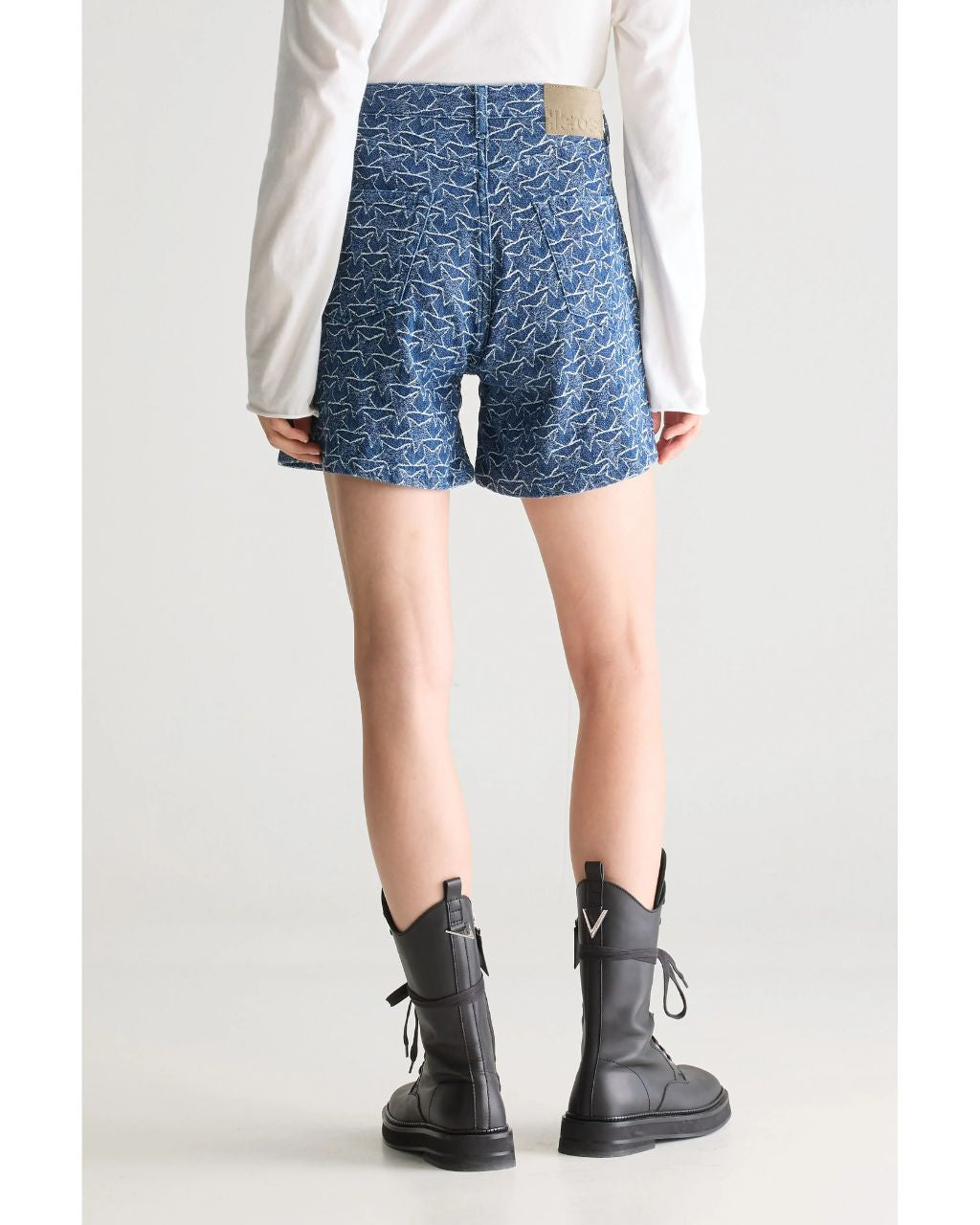 Pactol Wide Denim Shorts