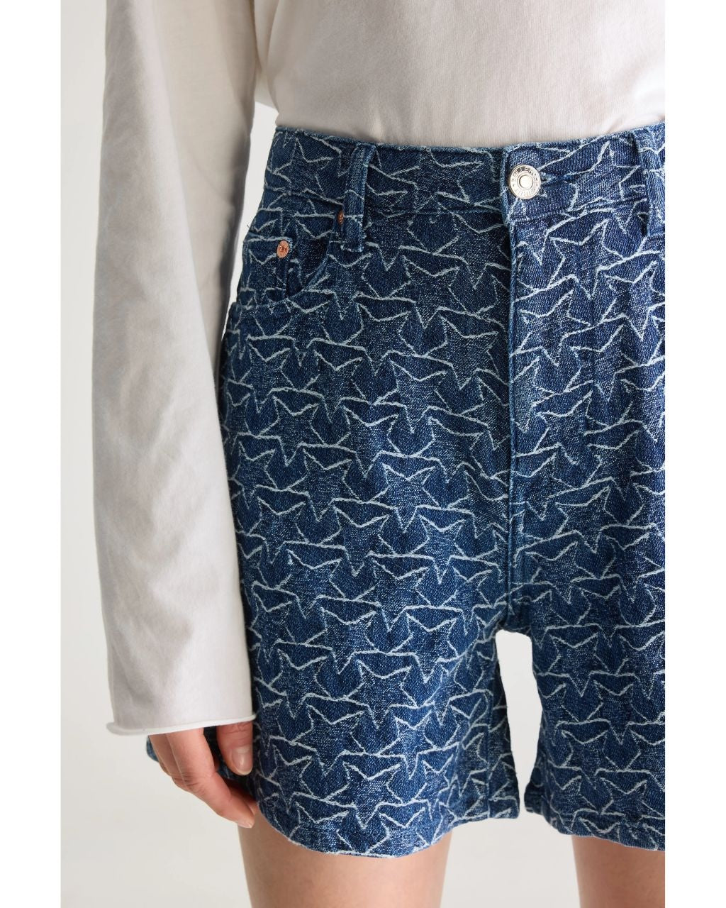 Pactol Wide Denim Shorts