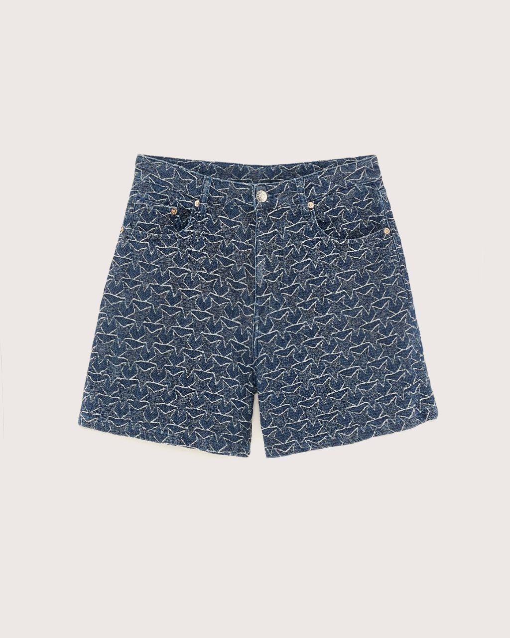 Pactol Wide Denim Shorts