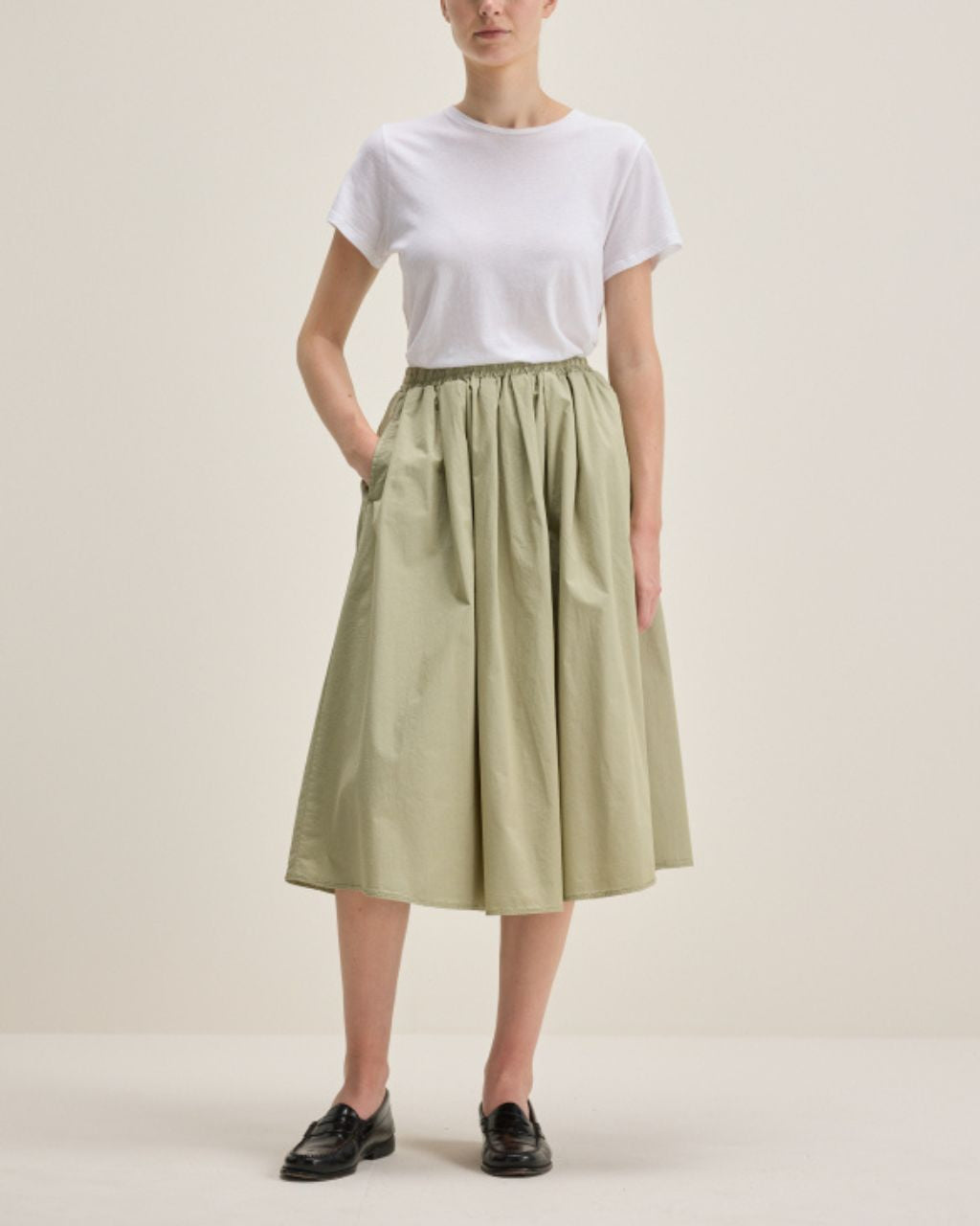 Woogie Midi A-line Skirt