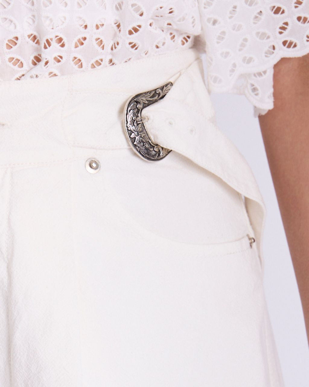 PIPERET - JUPE CULOTTE A BOUCLE