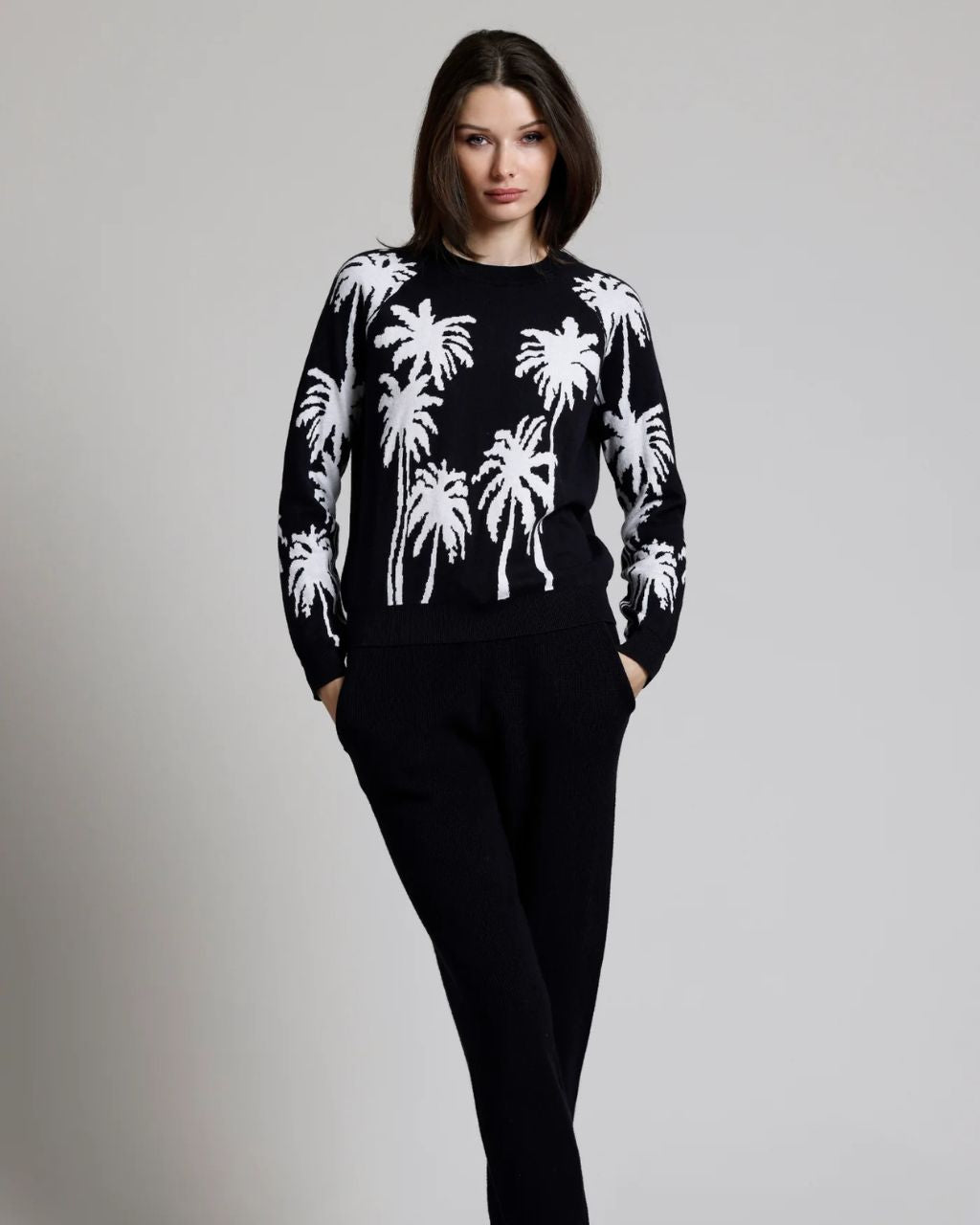 Palm Tree Reversible Crew