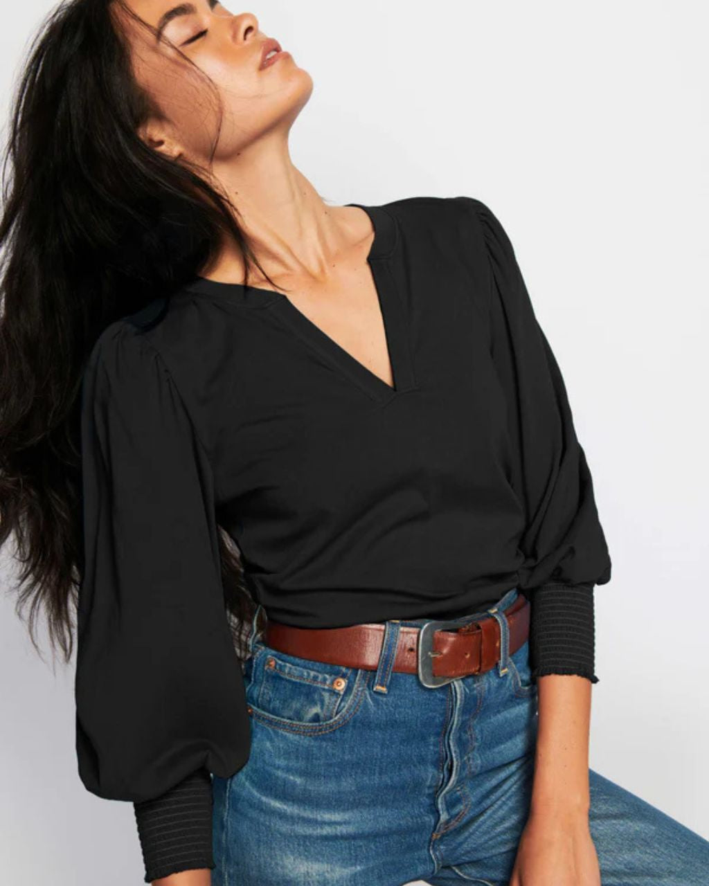 Flora Peasant Tee