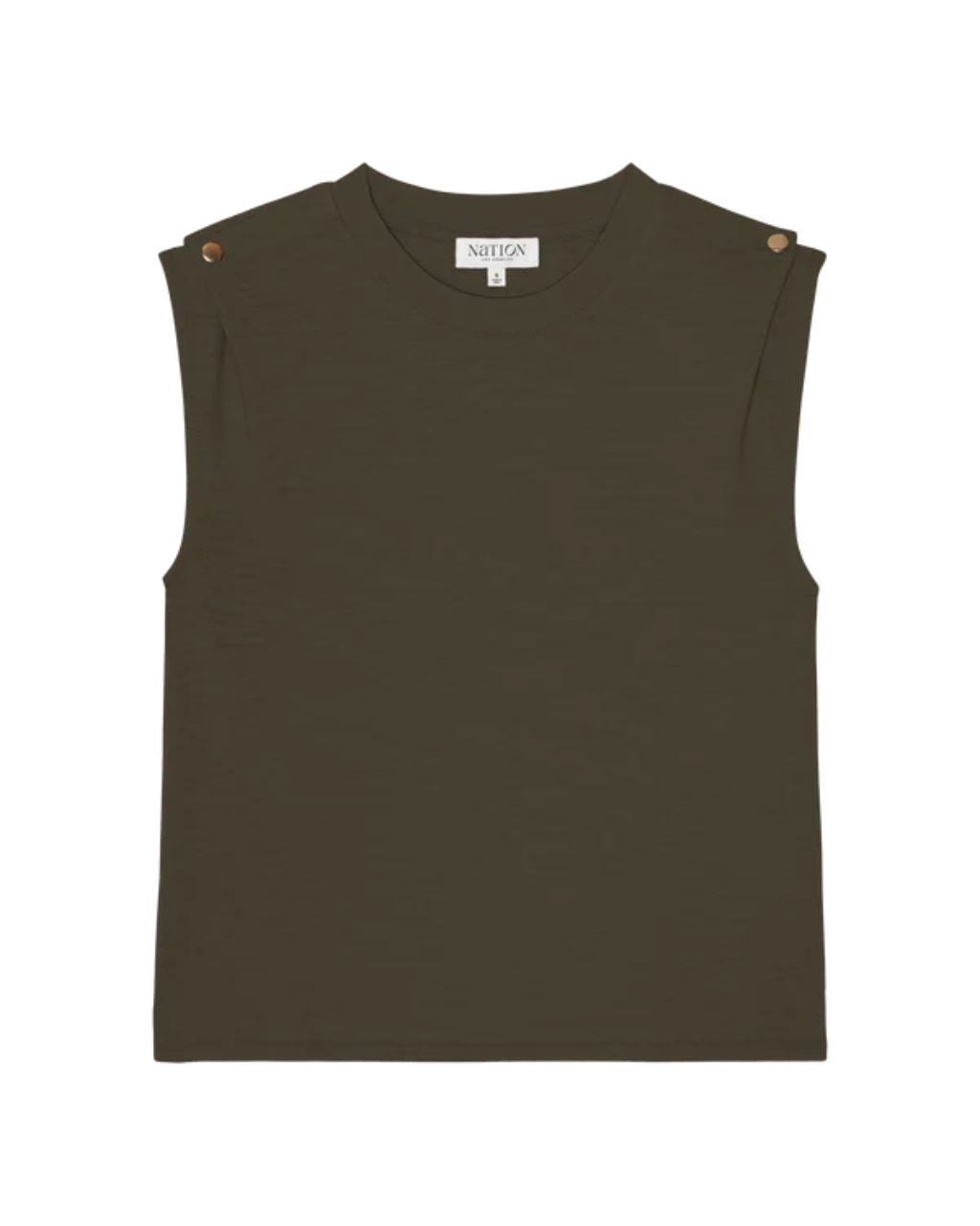 Marina Muscle Tee with Shoulder Grommet - Seasonal Colors