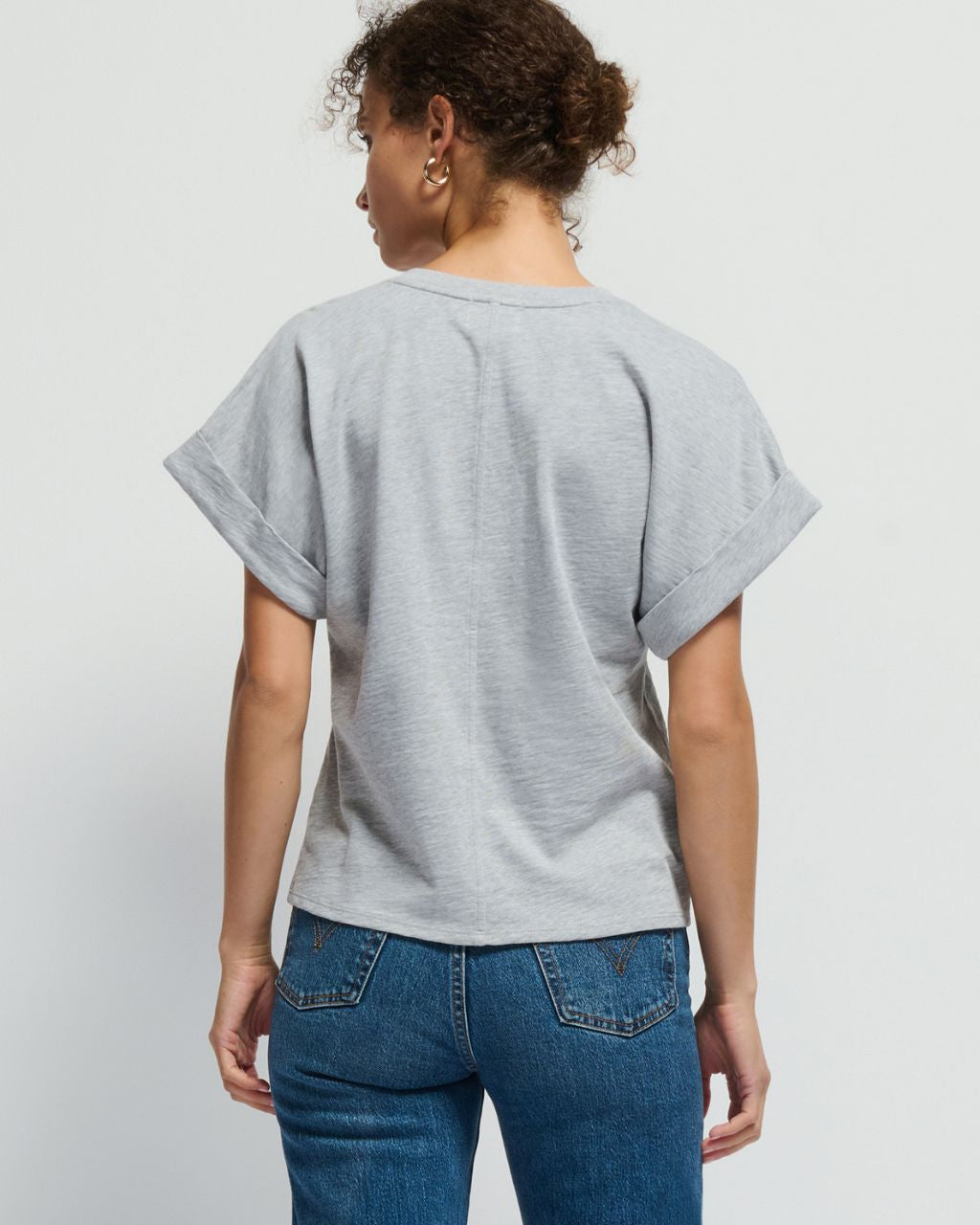 Stevie Cuffed V-Neck