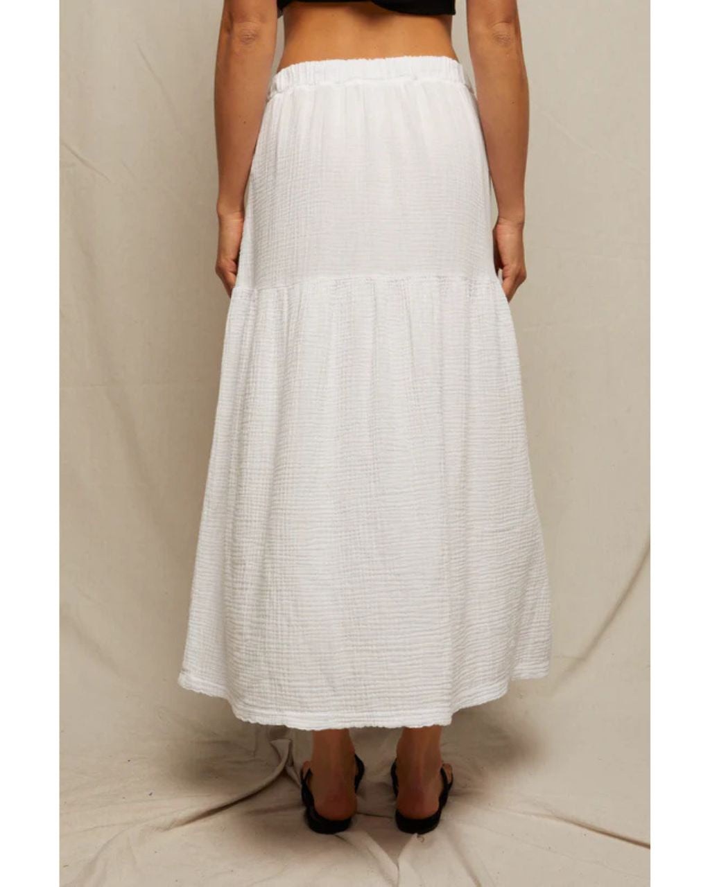 Bella Double Gauze Pull on Skirt