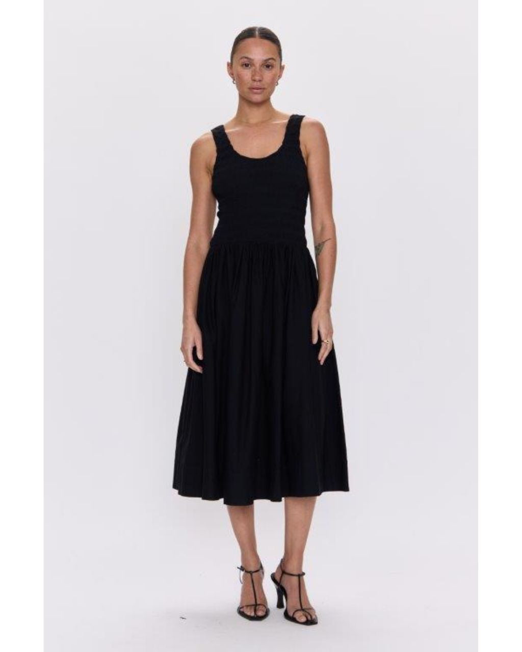 Alessia Smocked Dropped Waist Dress