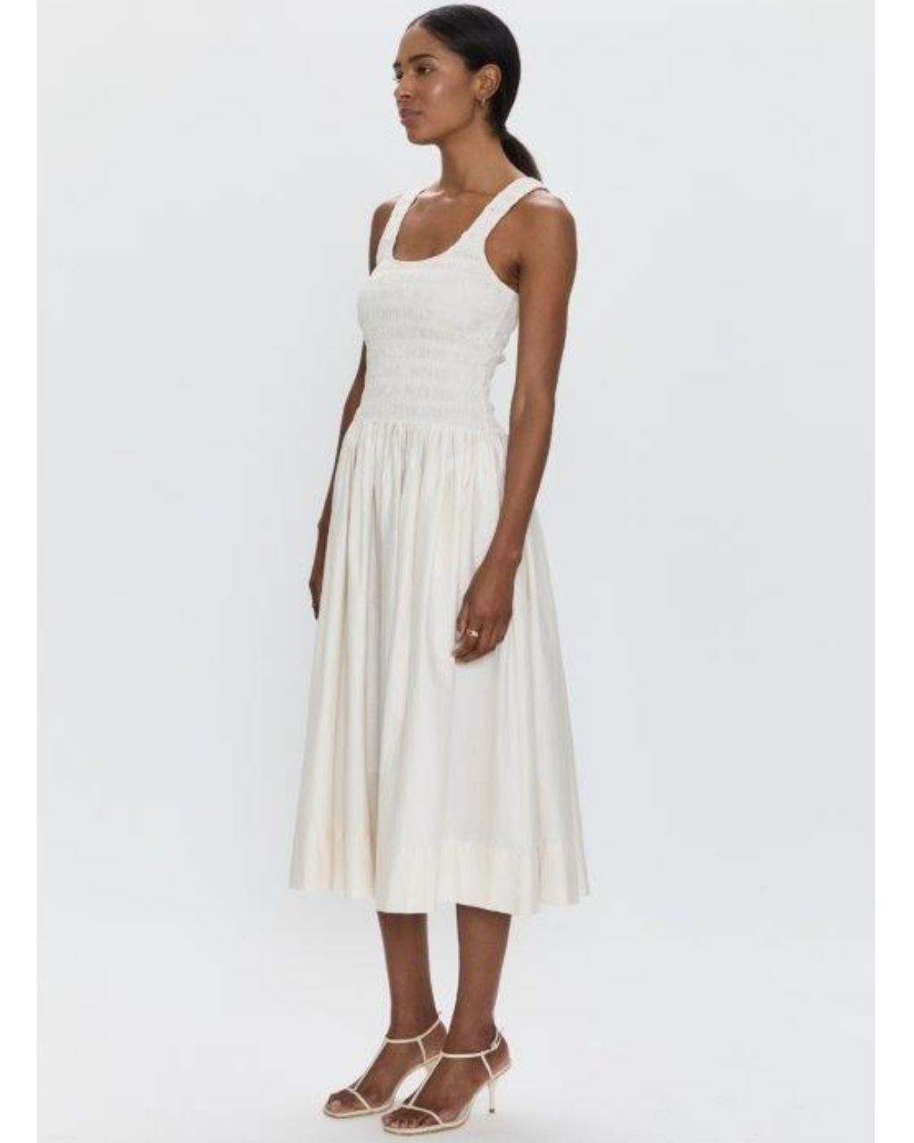 Alessia Smocked Dropped Waist Dress