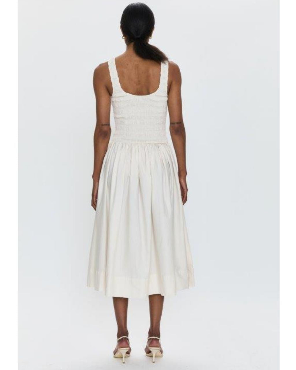 Alessia Smocked Dropped Waist Dress