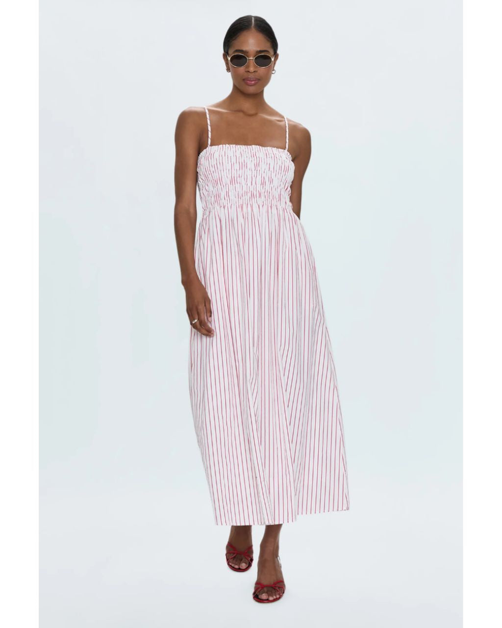Bianca Shirred Bodice Dress