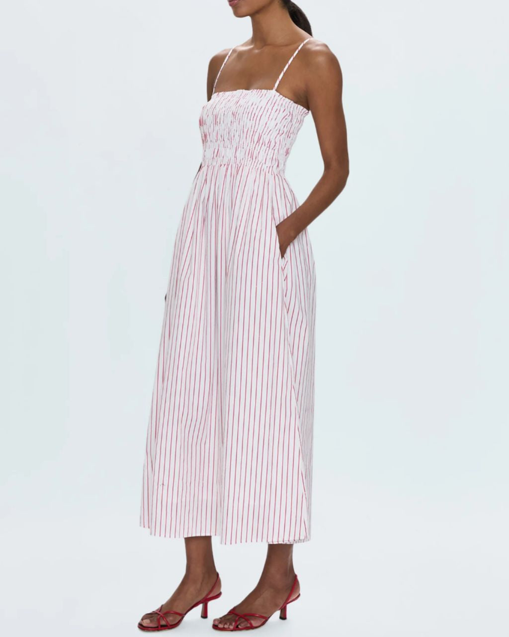 Bianca Shirred Bodice Dress