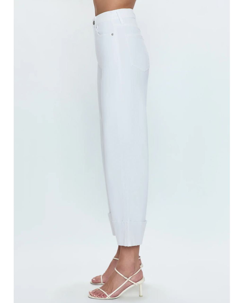 Lana Crop Jean - Vivid White