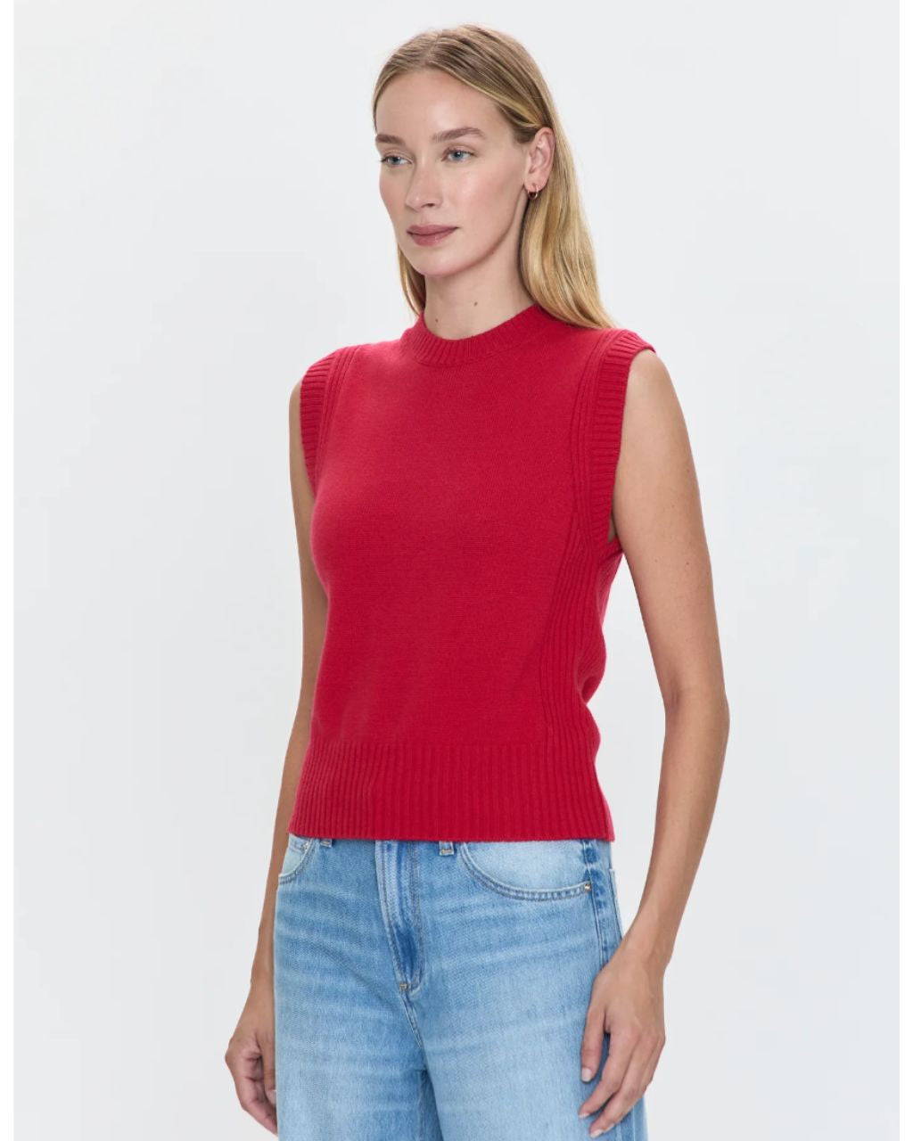 Leandra Sleeveless Crewneck Sweater