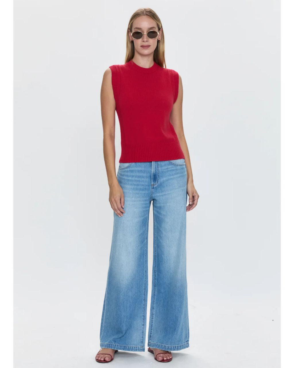 Leandra Sleeveless Crewneck Sweater