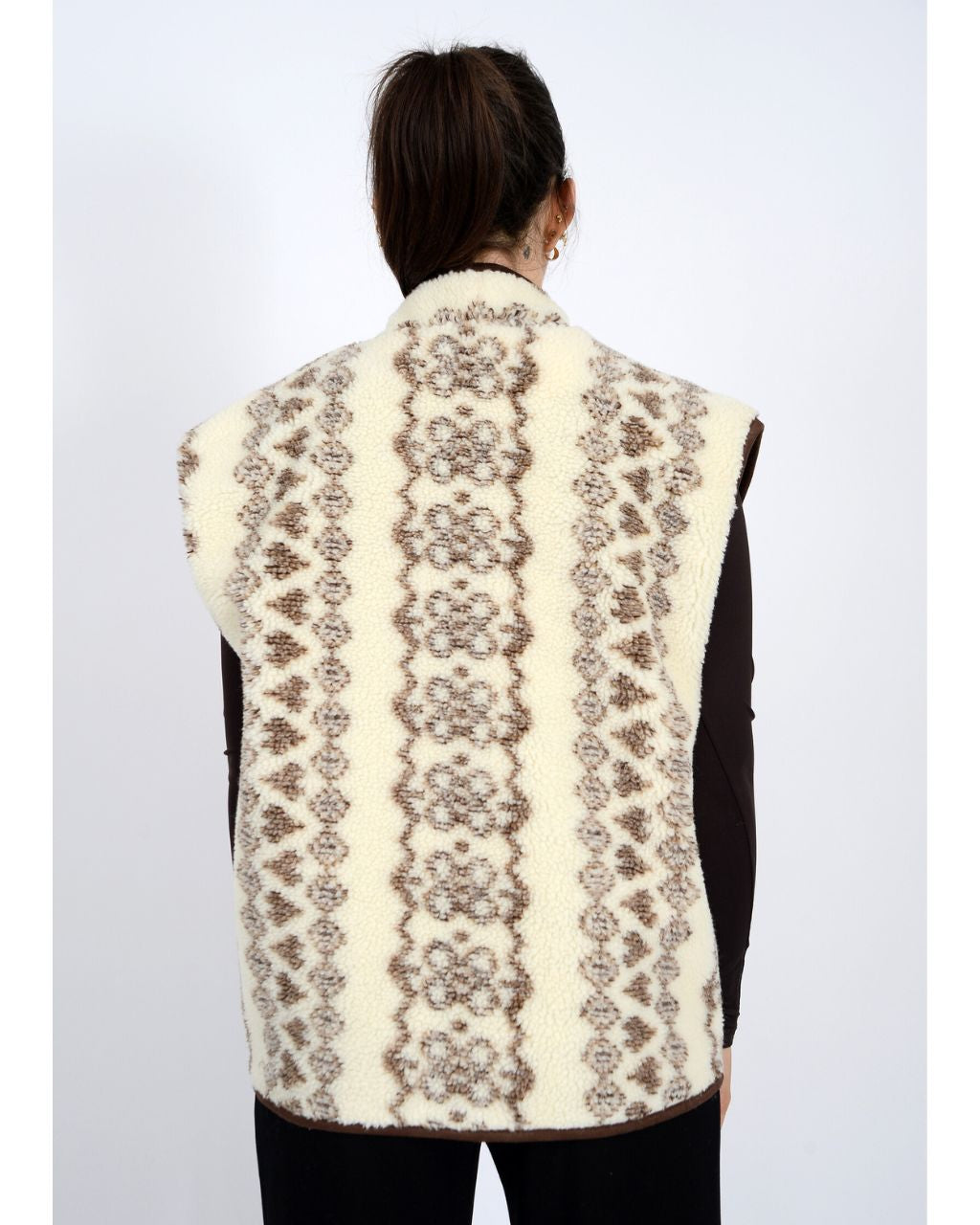 Sherpa Zip Front Vest