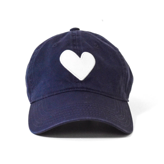 Baseball Hat Heart Patch