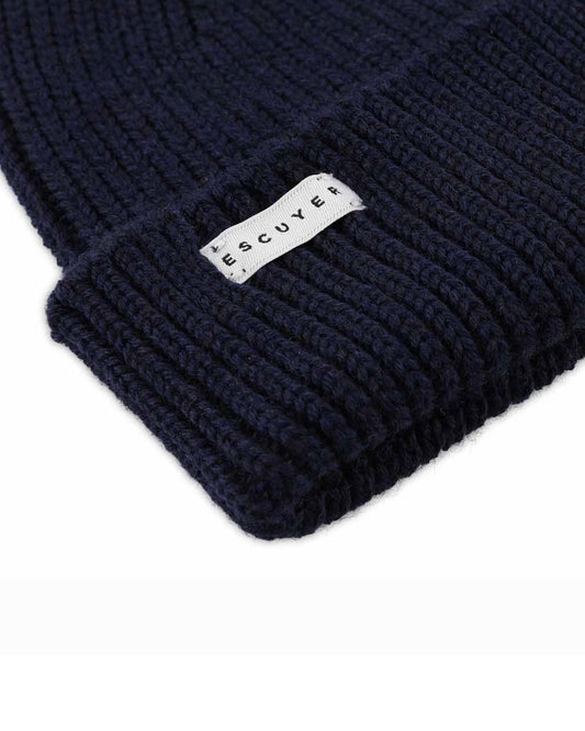 Ribbed Merino Beanie