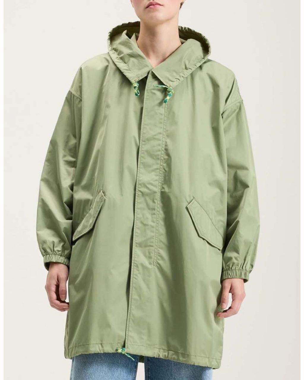 Laos Hooded Raincoat