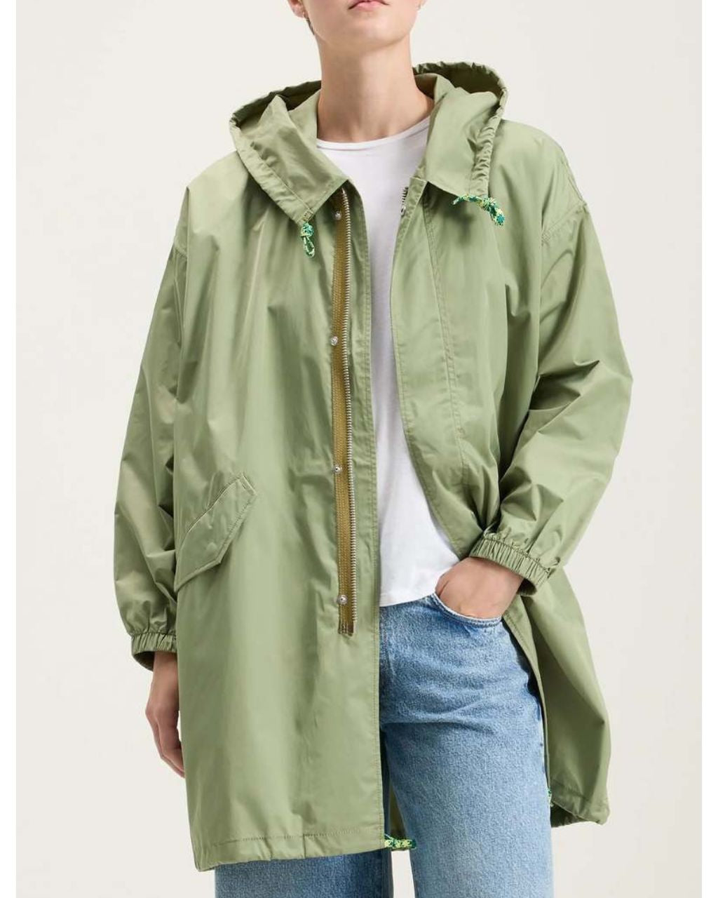 Laos Hooded Raincoat