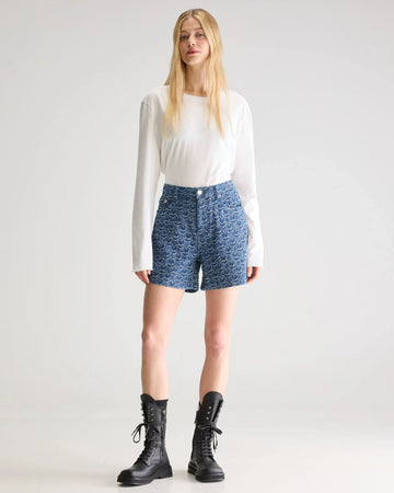 Pactol Wide Denim Shorts