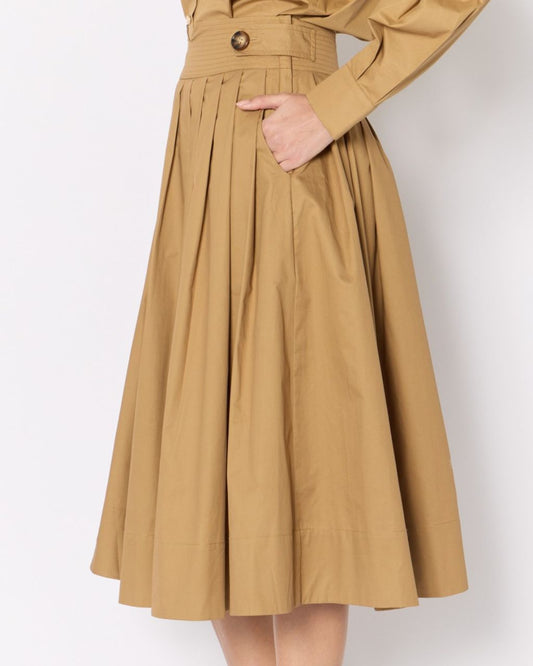 JULIET JUPE MIDI A GODETS