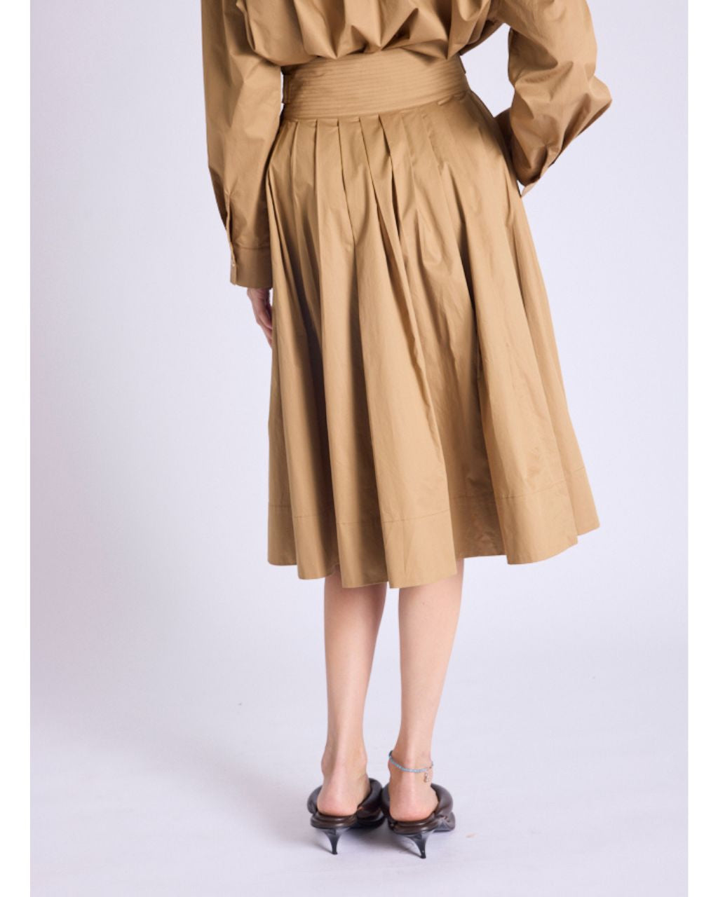 JULIET JUPE MIDI A GODETS