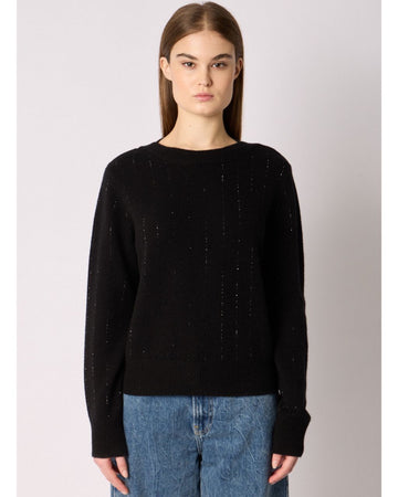 Pull Col Rond a Strass