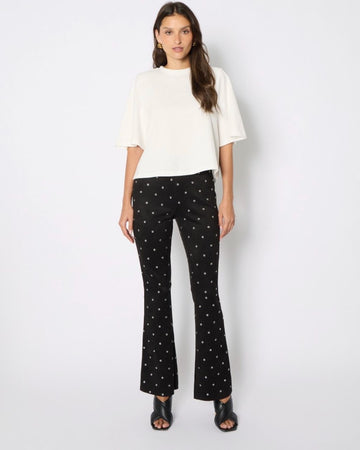 Pantalon Suedine avec Rivets