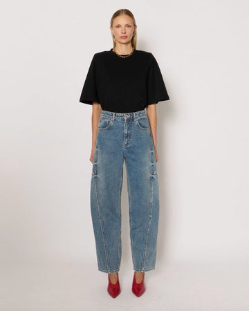 Jean Droit Avec Pinces