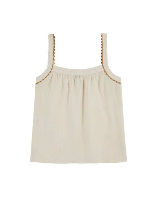 Dakar Embroidered Strappy Top