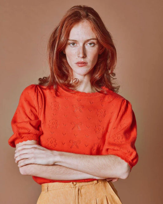 Dove Short Sleeved Sweater