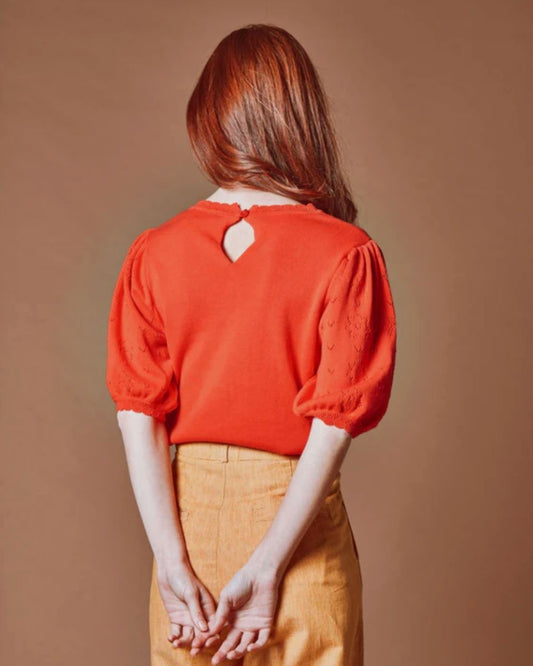 Dove Short Sleeved Sweater