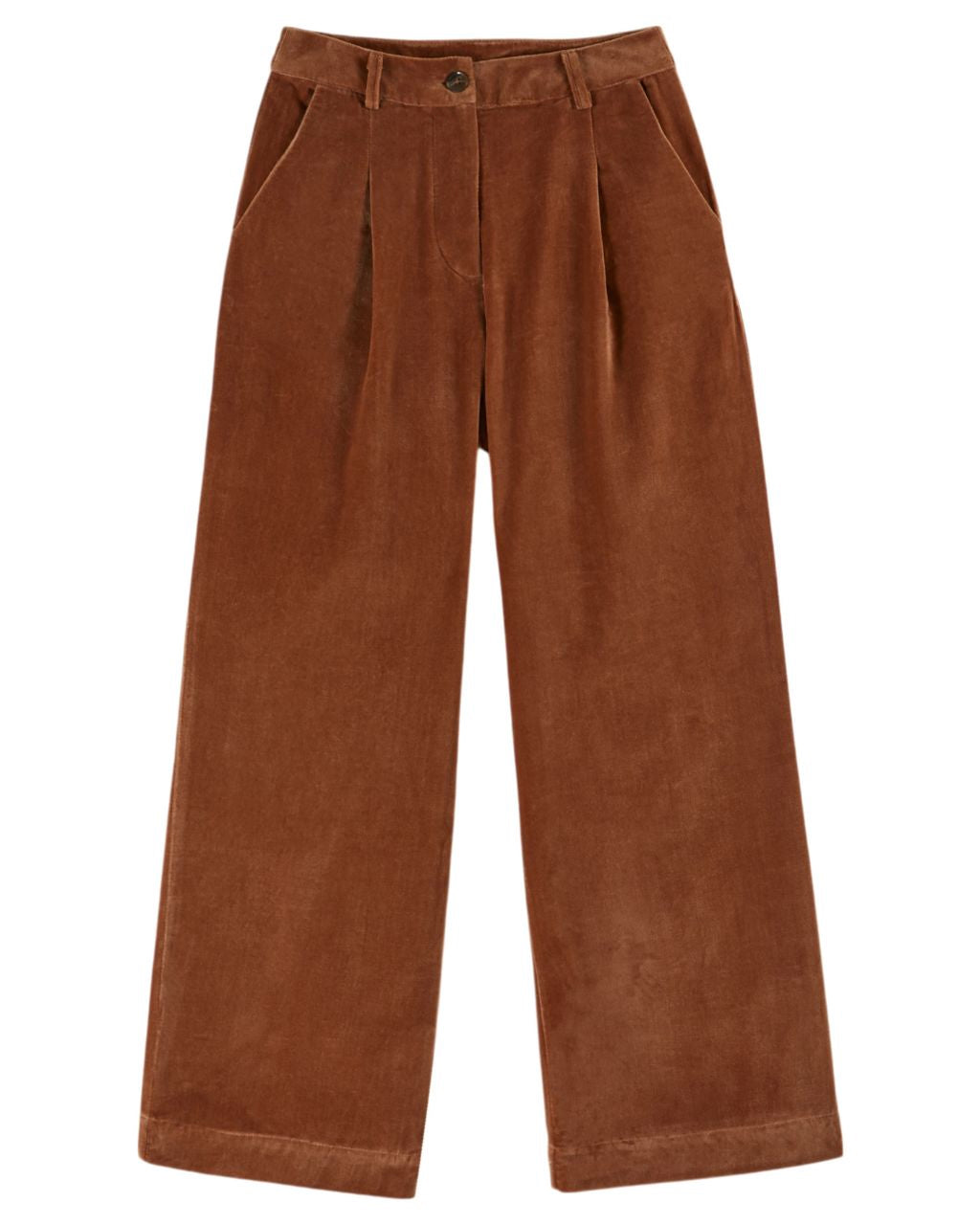 PANTALON LARGE VELOURS