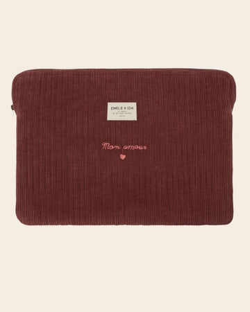 POCHETTE ORDINATEUR BRODEE