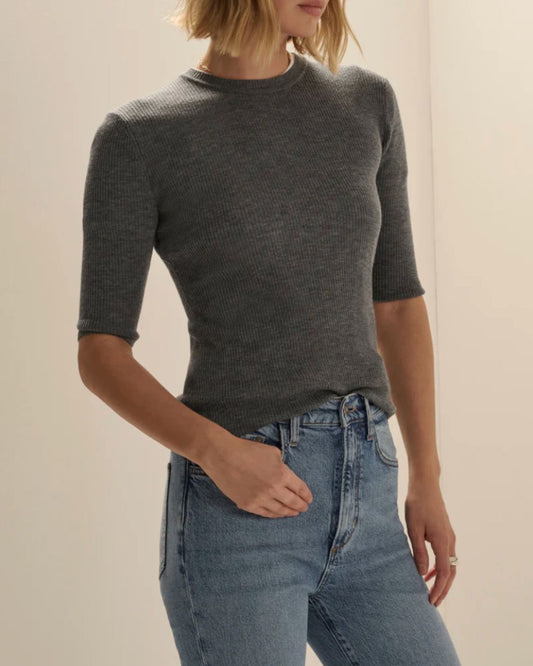The Amelia Crewneck Top