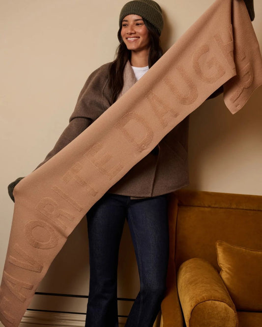 The Fuzzy Logo Scarf