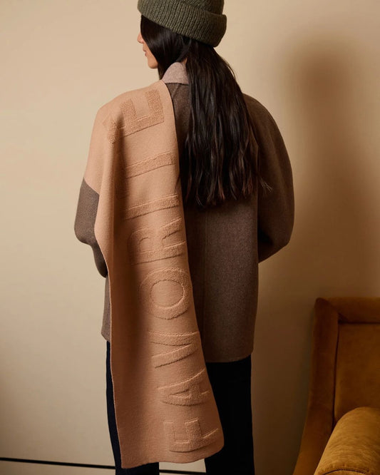 The Fuzzy Logo Scarf