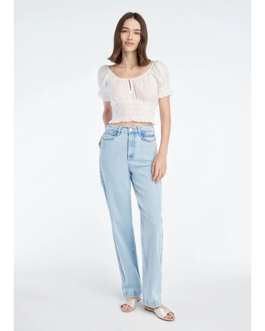 The Kelly High Rise Straight Trouser