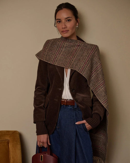 The Plaid Fringe Scarf