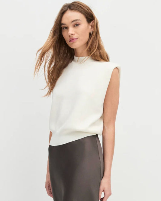 The Whitney Top - Ivory