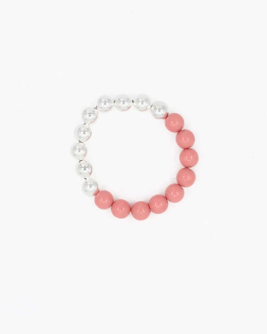 Perlen Silver and Wood Bracelet