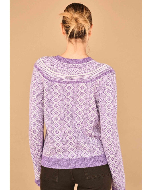 Jacquard Yoke Crew