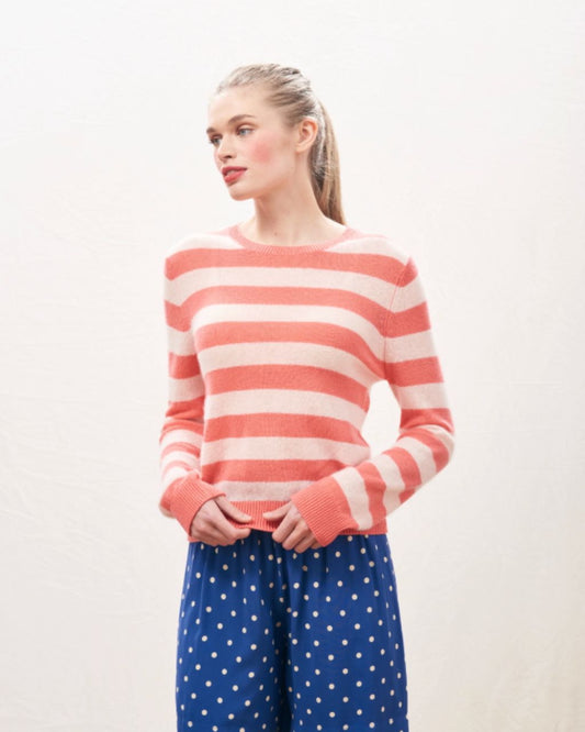 Jumper Cashmere Stripe Crew