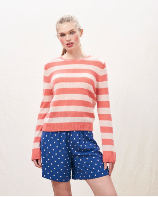 Jumper Cashmere Stripe Crew