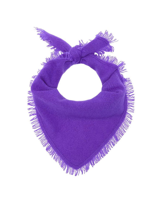 Cashmere Distressed Triangle Scarf
