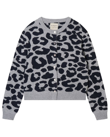 Leopard Crew Cardigan