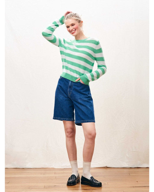 Jumper Cashmere Stripe Crew