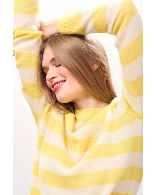 Jumper Cashmere Stripe Crew