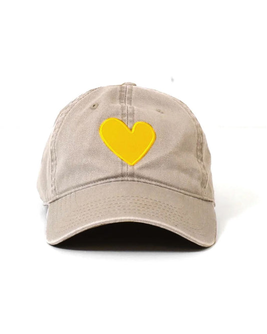 Baseball Hat Heart Patch